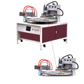 SOGUTECH footwear turn-plate four-position single-color printing press machine with oven